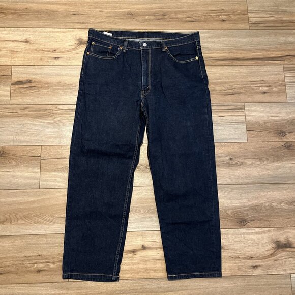 Men's Levis 550 Relaxed Fit Denim Jeans Size 40x30 Blue Modern Cotton Red Tab - Picture 1 of 13